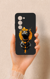Redmi 15 5G Uyumlu Mısırlı Kedi Tanrısı Desenli Silikon Kılıf