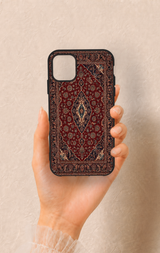 iPhone 11 Uyumlu Acem Halı Desenli Silikon Kılıf