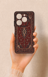 Tecno Spark 20C Uyumlu Acem Halı Desenli Silikon Kılıf