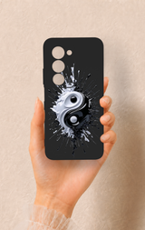 Redmi 15 5G Uyumlu İyi ve Kötü Desenli Silikon Kılıf