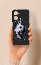 Realme 10 Uyumlu İyi ve Kötü Desenli Silikon Kılıf
