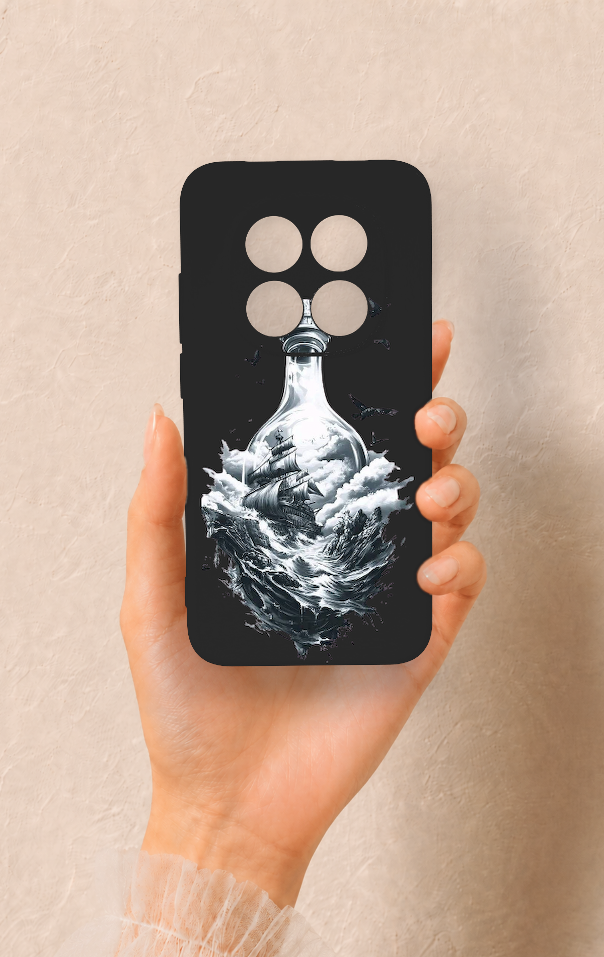 Redmi Note 15 Pro 5G Uyumlu Secret Sea Desenli Silikon Kılıf