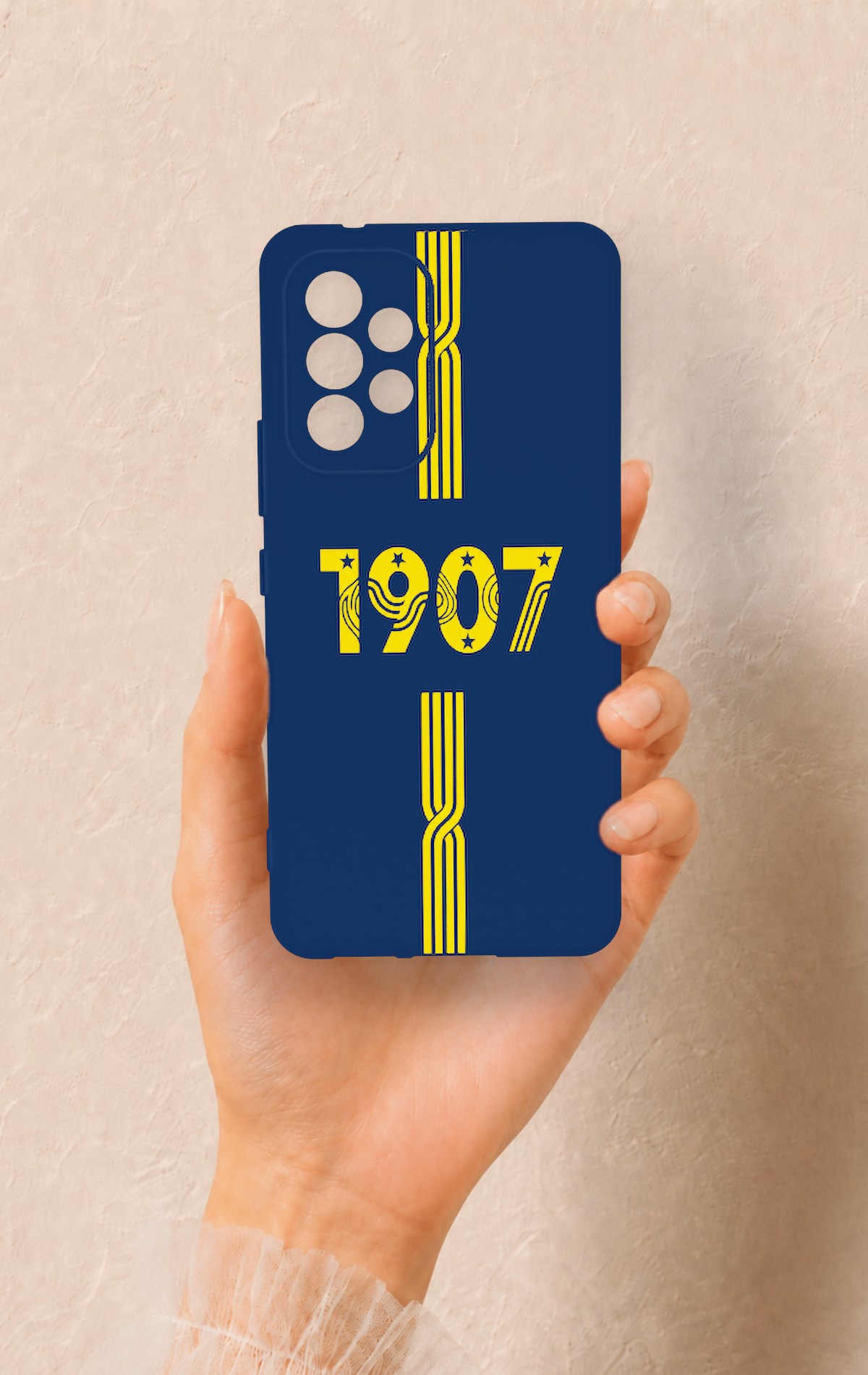 Samsung A53 Uyumlu 1907 Kemer Desenli Silikon Kılıf