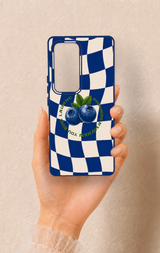 Vivo V30 Uyumlu Yaban Mersini Desenli Silikon Kılıf