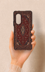 Huawei Nova 9Se Uyumlu Acem Halı Desenli Silikon Kılıf