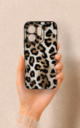 Vivo V70 5G Uyumlu Leopar Derisi Desenli Silikon Kılıf