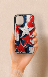 iPhone 11 Pro Uyumlu Star Flag Desenli Silikon Kılıf
