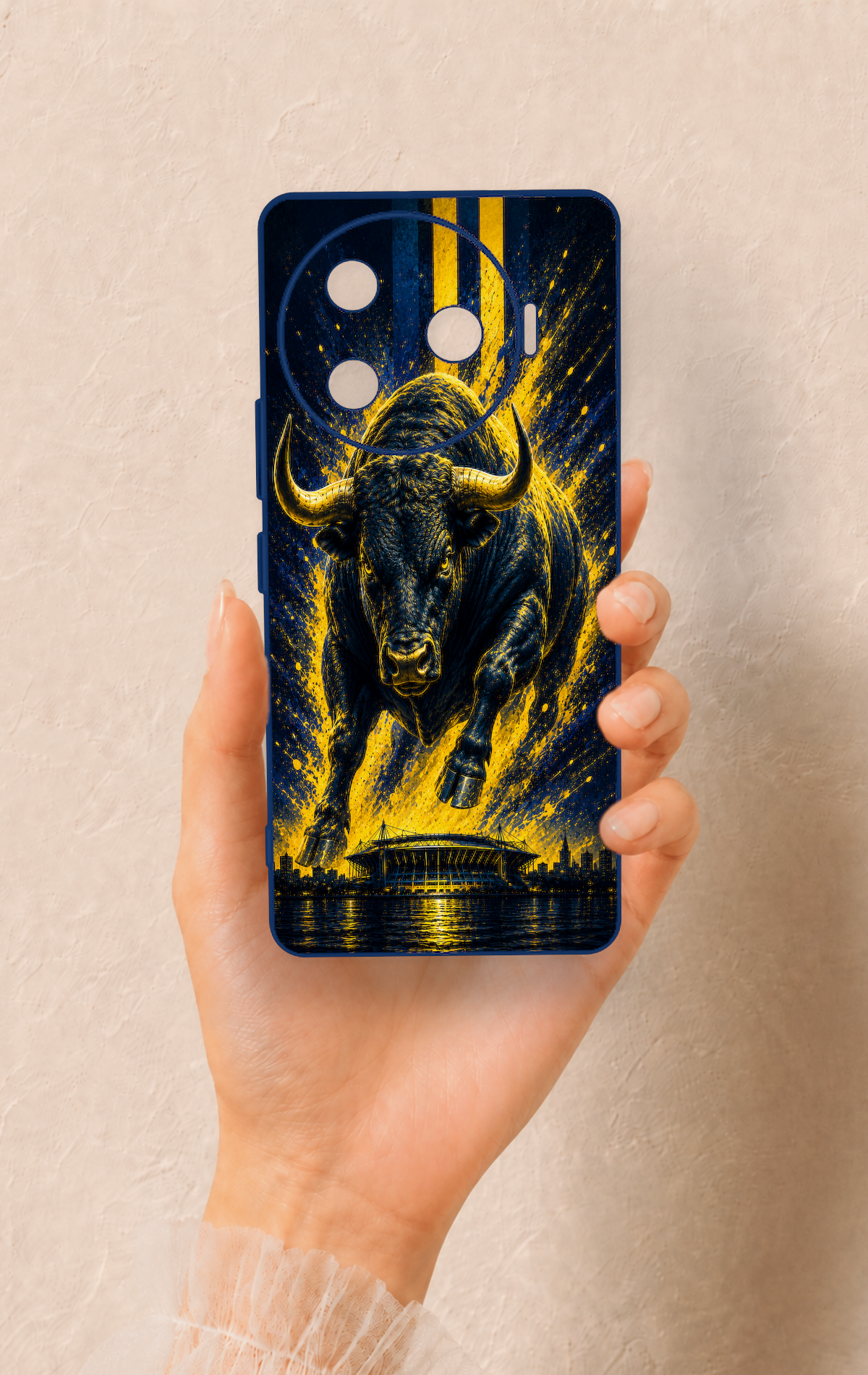 Tecno Camon 30 Pro 5G Uyumlu Kadiköy Boğası Desenli Silikon Kılıf