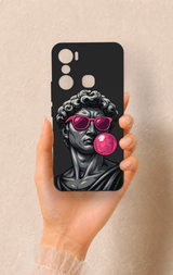 İnfinix Hot 20i Uyumlu Pop David Desenli Silikon Kılıf