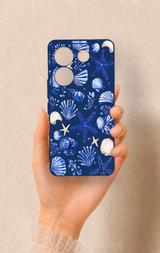Tecno Camon 20 Pro Uyumlu Deniz Kabuğu Desenli Silikon Kılıf
