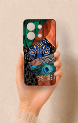 Redmi Note 13 4G Uyumlu Amazon Kaplan Desenli Silikon Kılıf
