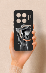 İnfinix Gt 20 Pro Uyumlu Lady Desenli Silikon Kılıf
