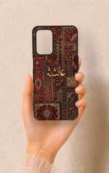 Oppo A54 Uyumlu Vintage Halı Desenli Silikon Kılıf