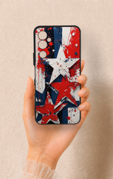 Tecno Pova Neo 2 Uyumlu Star Flag Desenli Silikon Kılıf