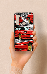 Redmi Note 8 Uyumlu Kırmızı Supra Desenli Silikon Kılıf