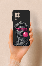 Samsung A22 Uyumlu Pop David Desenli Silikon Kılıf