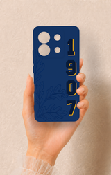 Redmi Note 13 Pro 5G Uyumlu 1907 Palamut Desenli Silikon Kılıf