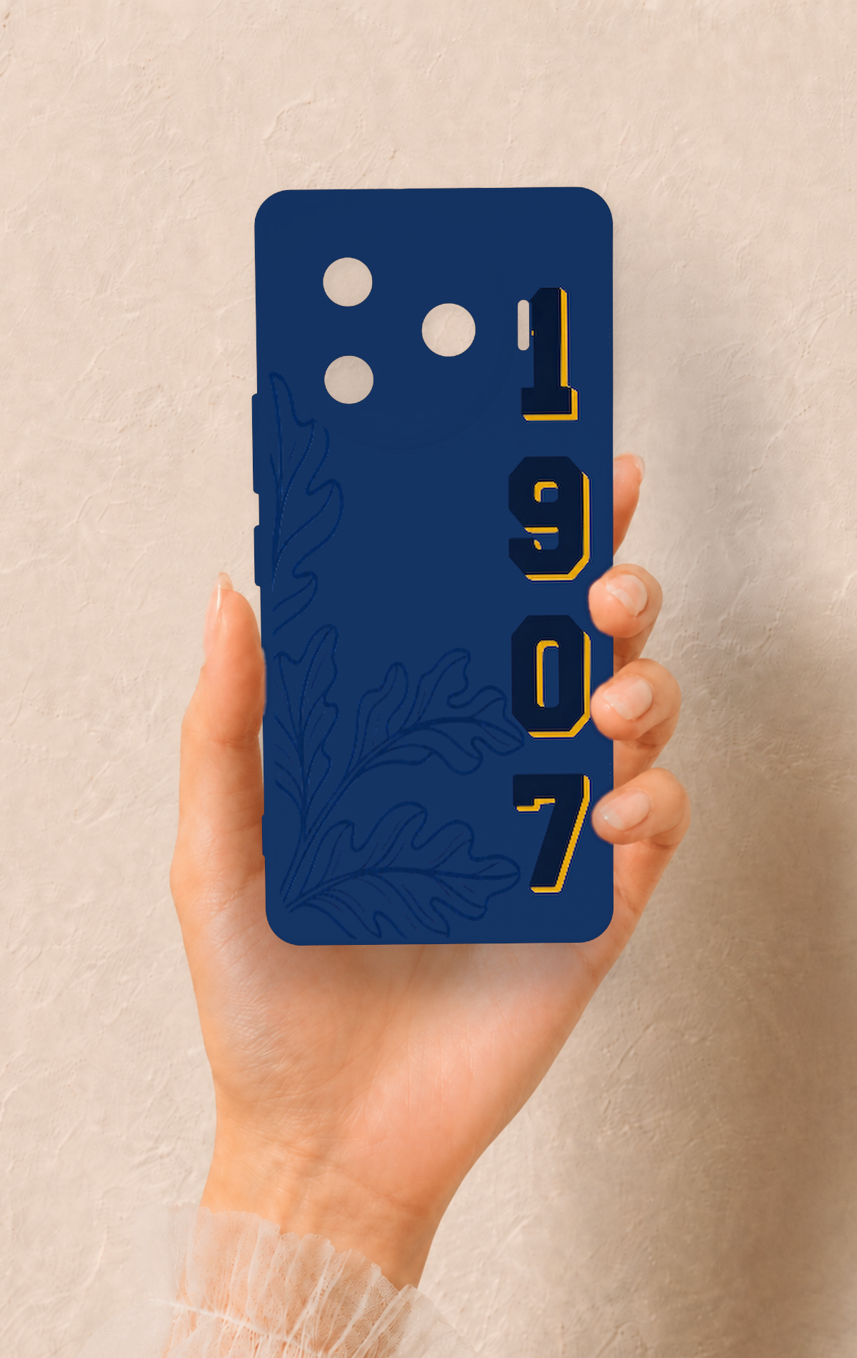 Tecno Camon 30 Pro 5G Uyumlu 1907 Palamut Desenli Silikon Kılıf