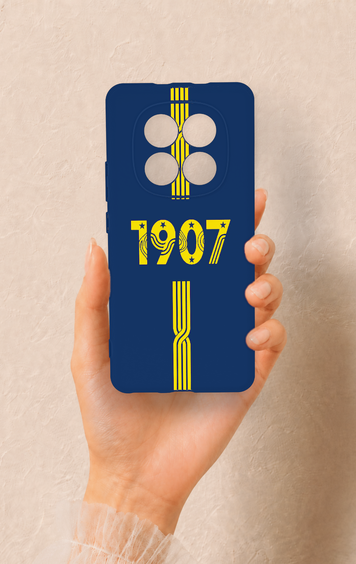 REDMİ NOTE 15 4G Uyumlu 1907 Kemer Desenli Silikon Kılıf