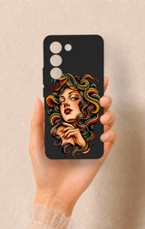 Vivo V30 Lite Uyumlu Medusa Desenli Silikon Kılıf