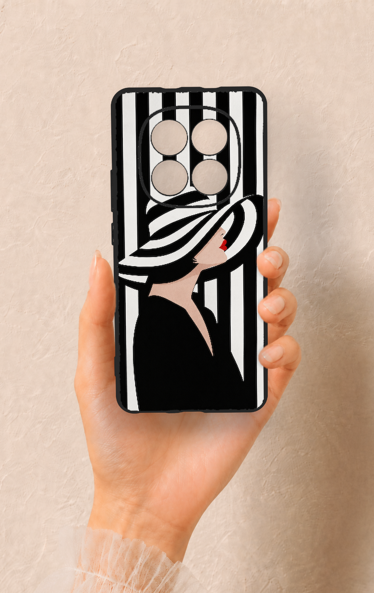 REDMİ NOTE 15 4G Uyumlu Madam Marica Desenli Silikon Kılıf