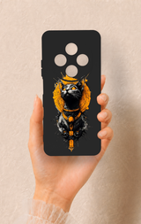Redmi 14C Uyumlu Mısırlı Kedi Tanrısı Desenli Silikon Kılıf