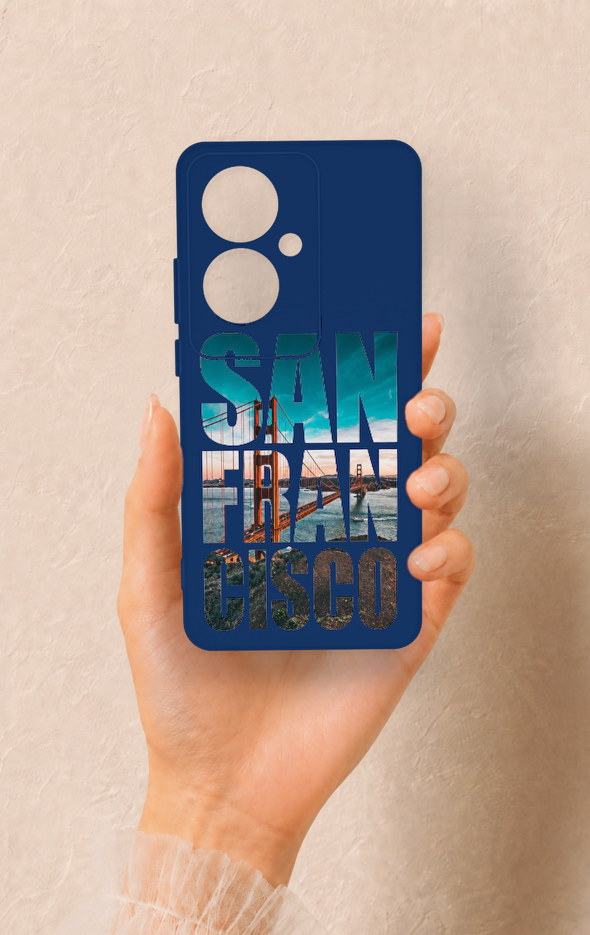 Oppo Reno 11F Uyumlu San Francisco Desenli Silikon Kılıf
