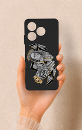 Realme C63 Uyumlu Self Made Desenli Silikon Kılıf
