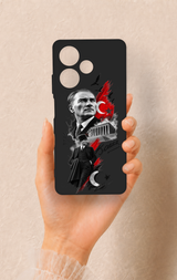İnfinix Hot 30 Uyumlu Atatürk Anıtkabir Desenli Silikon Kılıf