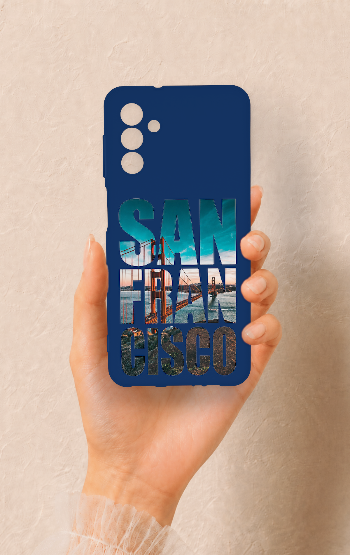 Samsung A04S Uyumlu San Francisco Desenli Silikon Kılıf