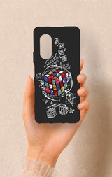 Huawei Nova 9Se Uyumlu Rubik Küb Desenli Silikon Kılıf