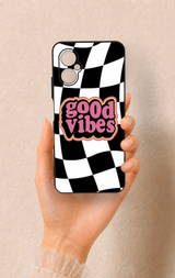 Omix X3 Uyumlu Black Good Vibes Desenli Silikon Kılıf