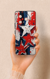 Tecno Camon 30 Pro 5G Uyumlu Star Flag Desenli Silikon Kılıf