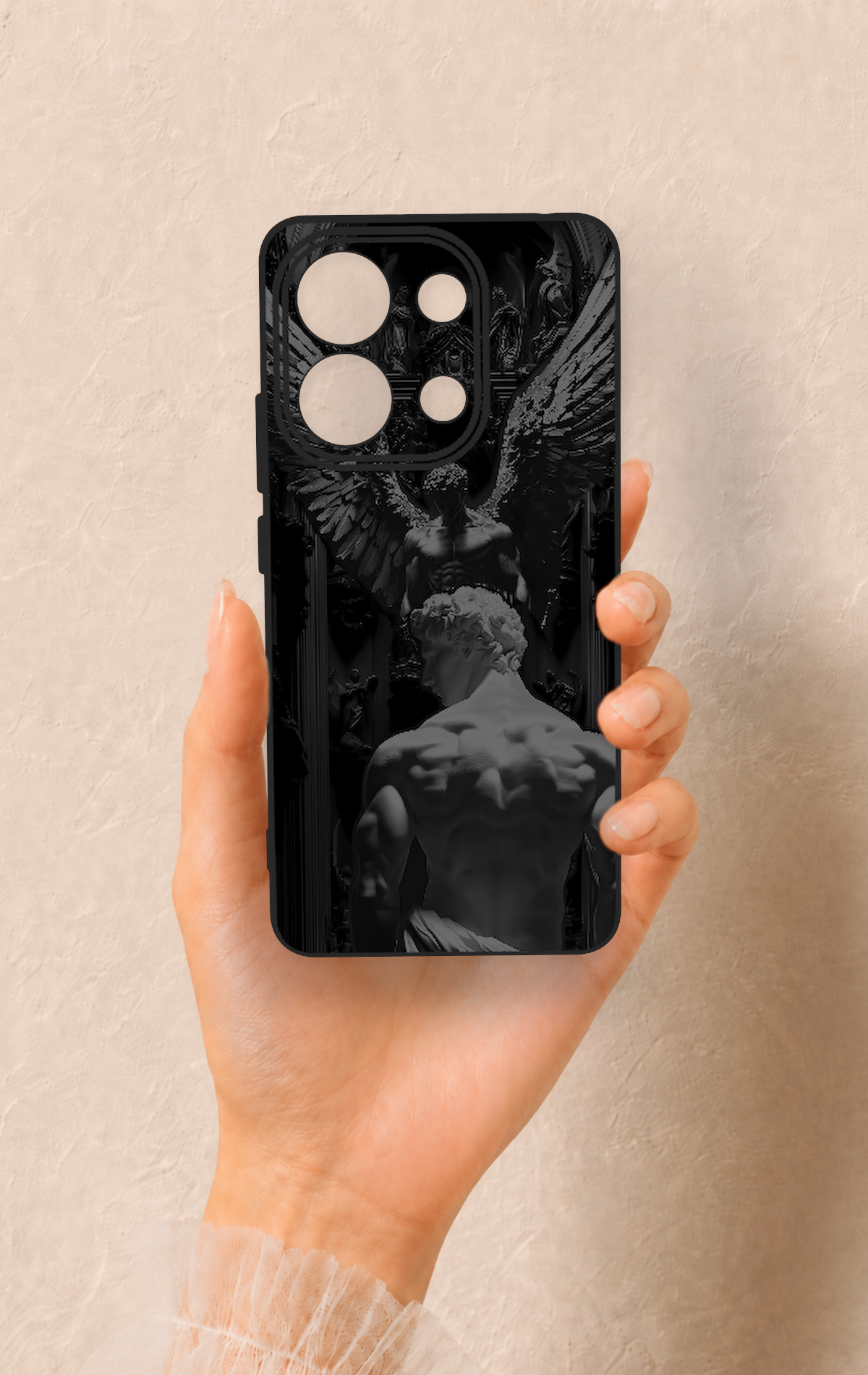 Redmi Note 13 4G Uyumlu Icarus Desenli Silikon Kılıf