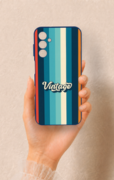 Samsung M14 Uyumlu Vintage Desenli Silikon Kılıf
