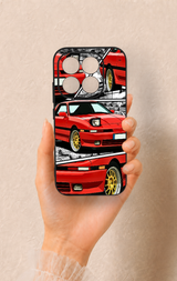 Xiaomi Mi 17 5G Uyumlu Kırmızı Supra Desenli Silikon Kılıf