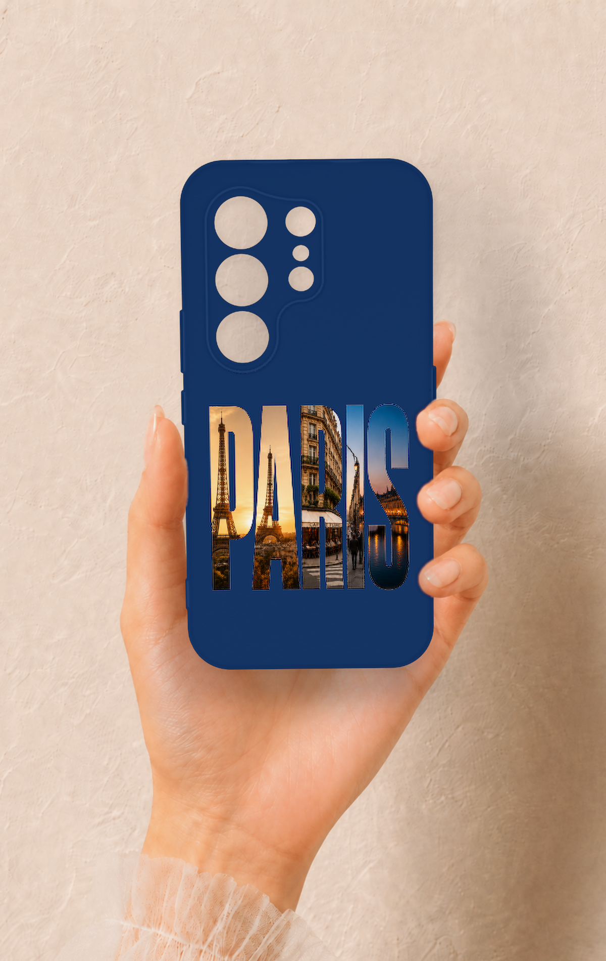 Tecno Camon 50 4G Uyumlu Paris Desenli Silikon Kılıf
