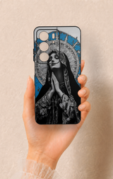 Realme C75 Uyumlu Rahibe Desenli Silikon Kılıf