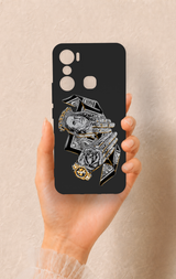 İnfinix Hot 20i Uyumlu Self Made Desenli Silikon Kılıf