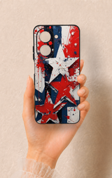 Redmi A5 Uyumlu Star Flag Desenli Silikon Kılıf