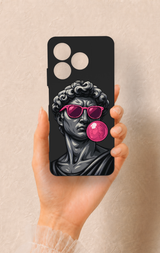 Realme C63 Uyumlu Pop David Desenli Silikon Kılıf