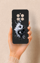 Realme 12 4G Uyumlu İyi ve Kötü Desenli Silikon Kılıf