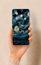 Tecno Camon 30 Pro 5G Uyumlu Yıldızlı Gece Desenli Silikon Kılıf