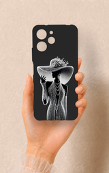 Redmi 12 Uyumlu Lady Desenli Silikon Kılıf