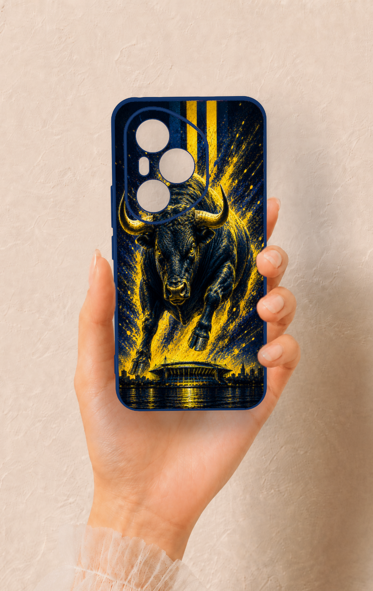 Honor 400 Pro Uyumlu Kadiköy Boğası Desenli Silikon Kılıf