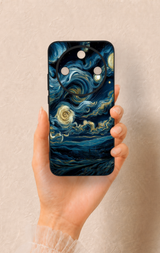 Honor Magic 8 Lite Uyumlu Yıldızlı Gece Desenli Silikon Kılıf
