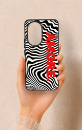 Honor 200 5G Uyumlu Zebra Amore Desenli Silikon Kılıf