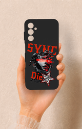 Samsung M14 Uyumlu Sync Die Desenli Silikon Kılıf