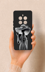 Realme 12 Pro Uyumlu Lady Desenli Silikon Kılıf