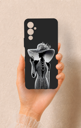Tecno Pova Neo 4 Uyumlu Lady Desenli Silikon Kılıf
